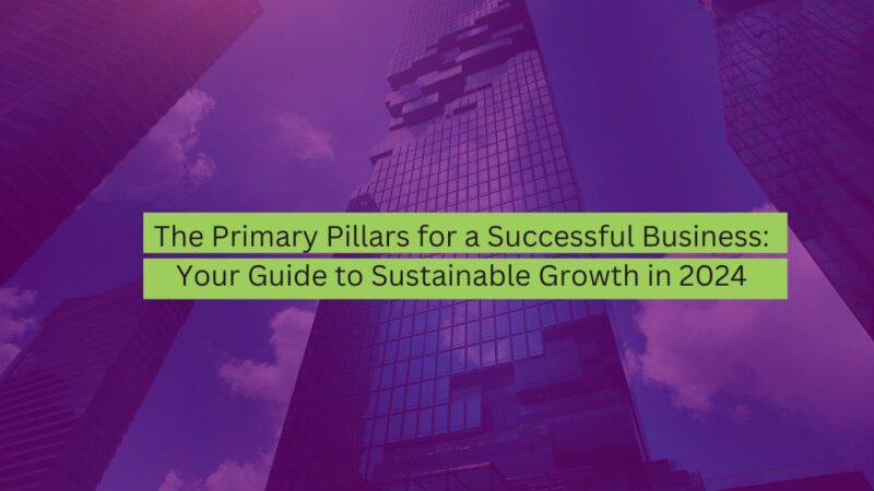 The Primary Pillars for a Successful Business Your Guide to Sustainable Growth in 2024