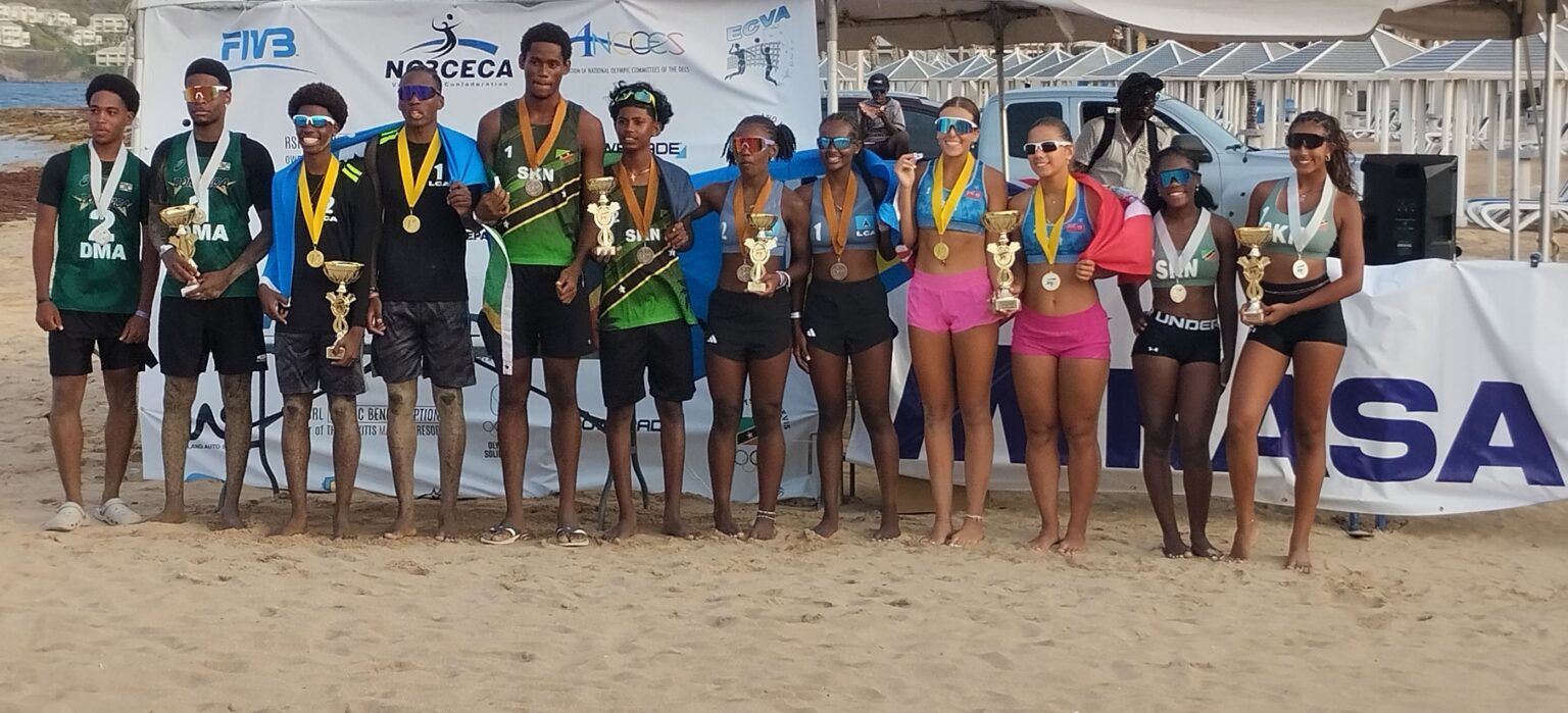Beach Volleyball Championship: ECVA U-20 Championship Brings Caribbean Talent to St. Kitts and Nevis Beach Volleyball Championship