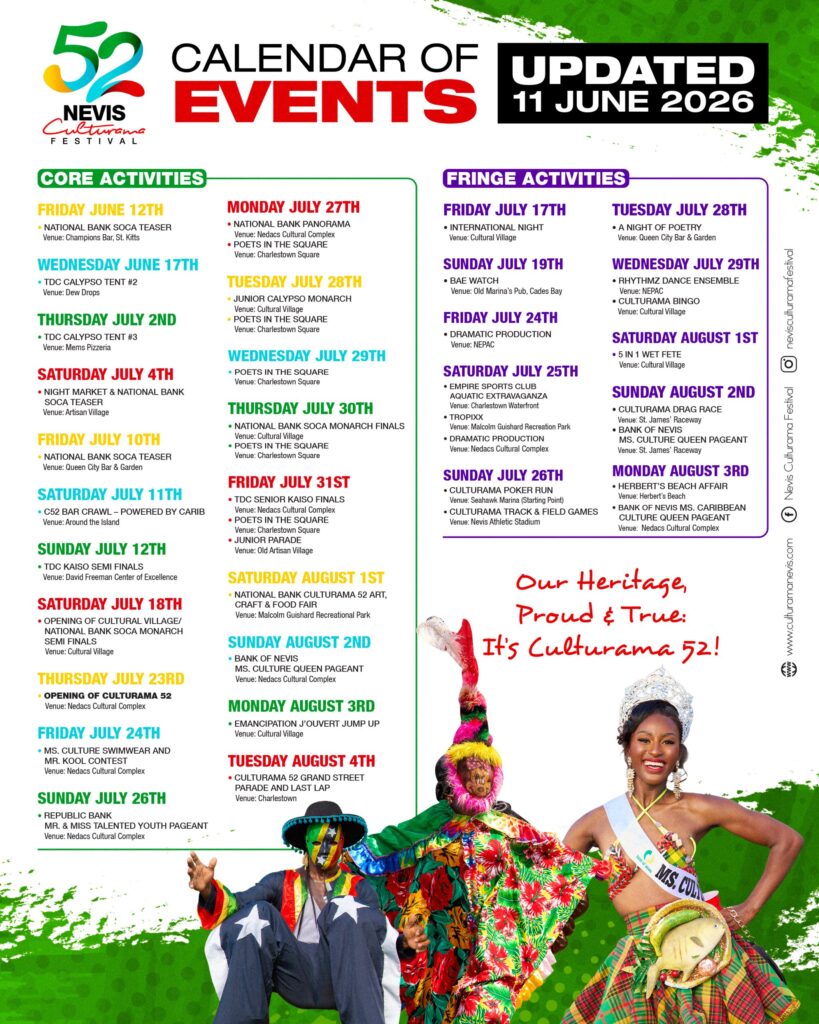 Nevis Culturama Festival 2026