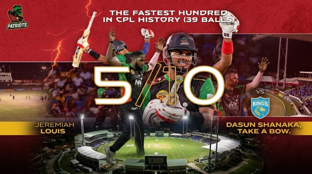 SKN Patriots Ride Home Wave Into Away Stretch — CPL 2026 SKN Patriots